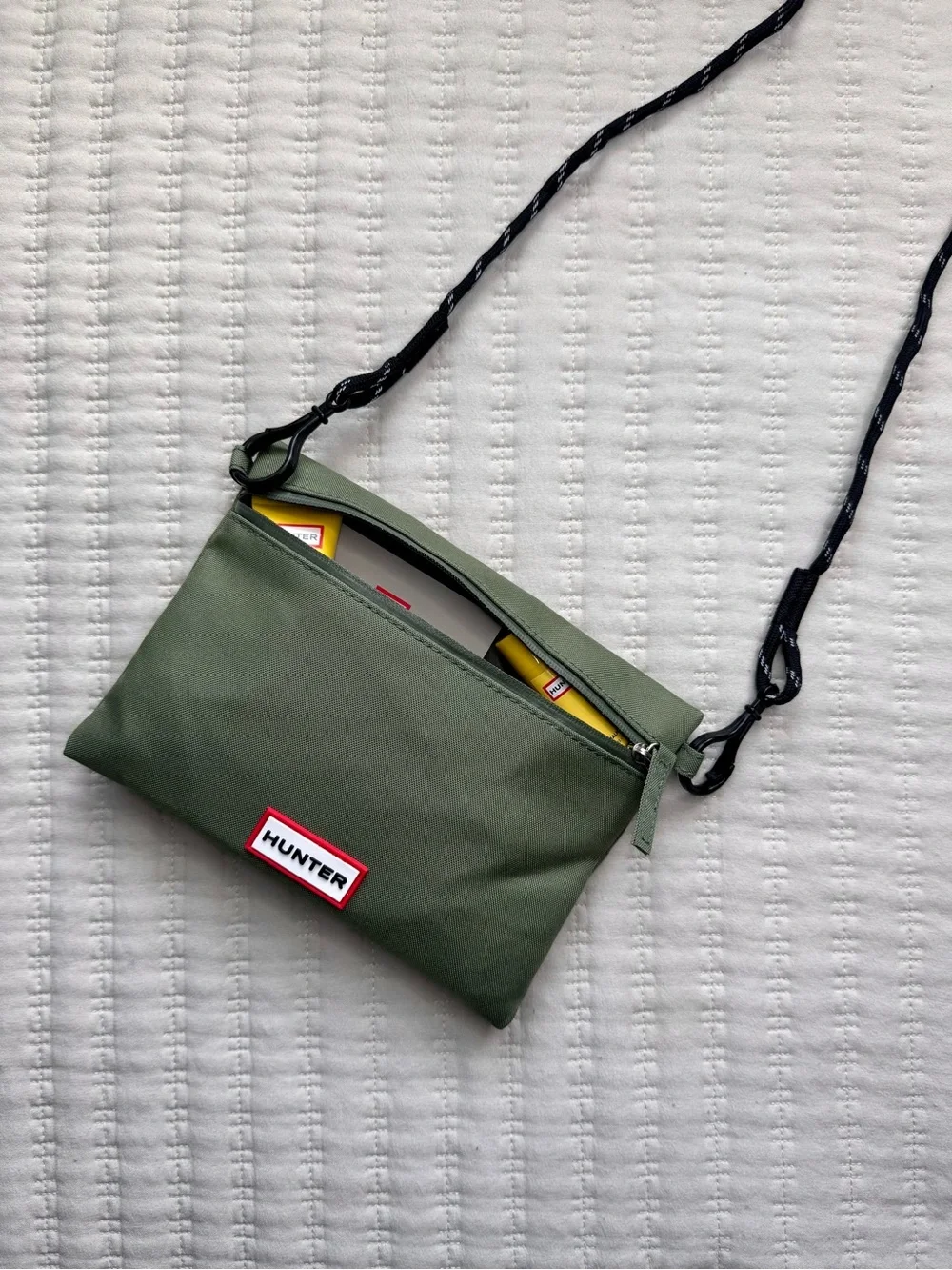 Hunter x Eva Air Olive Green Convertible Crossbody Bag with New Products